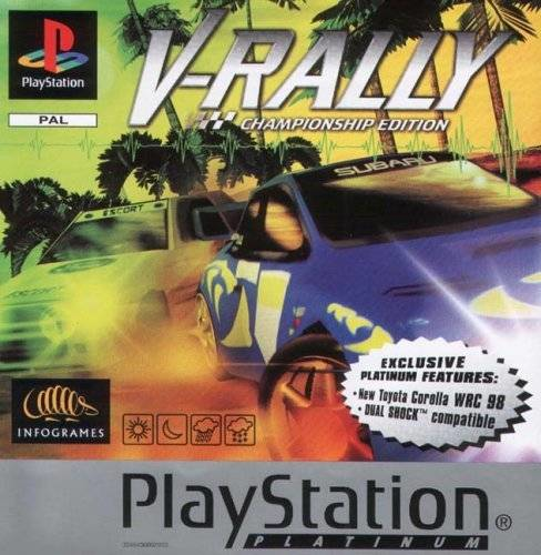 V-Rally '97 Championship Edition box art for Playstation